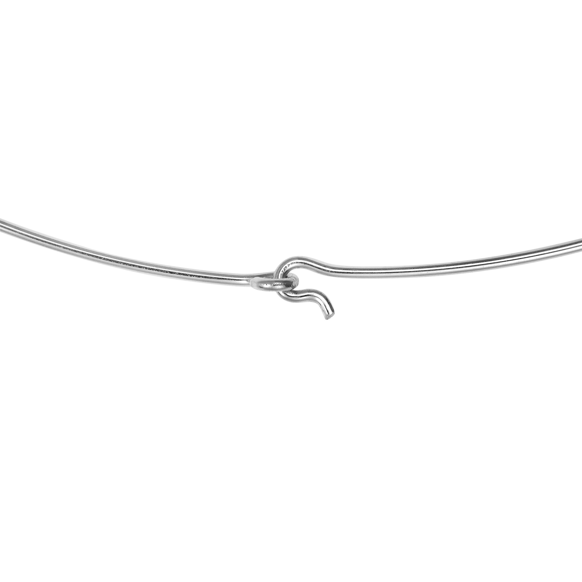 Must Have Slim Wire Hook Sterling Silver Choker Necklace AeraVida
