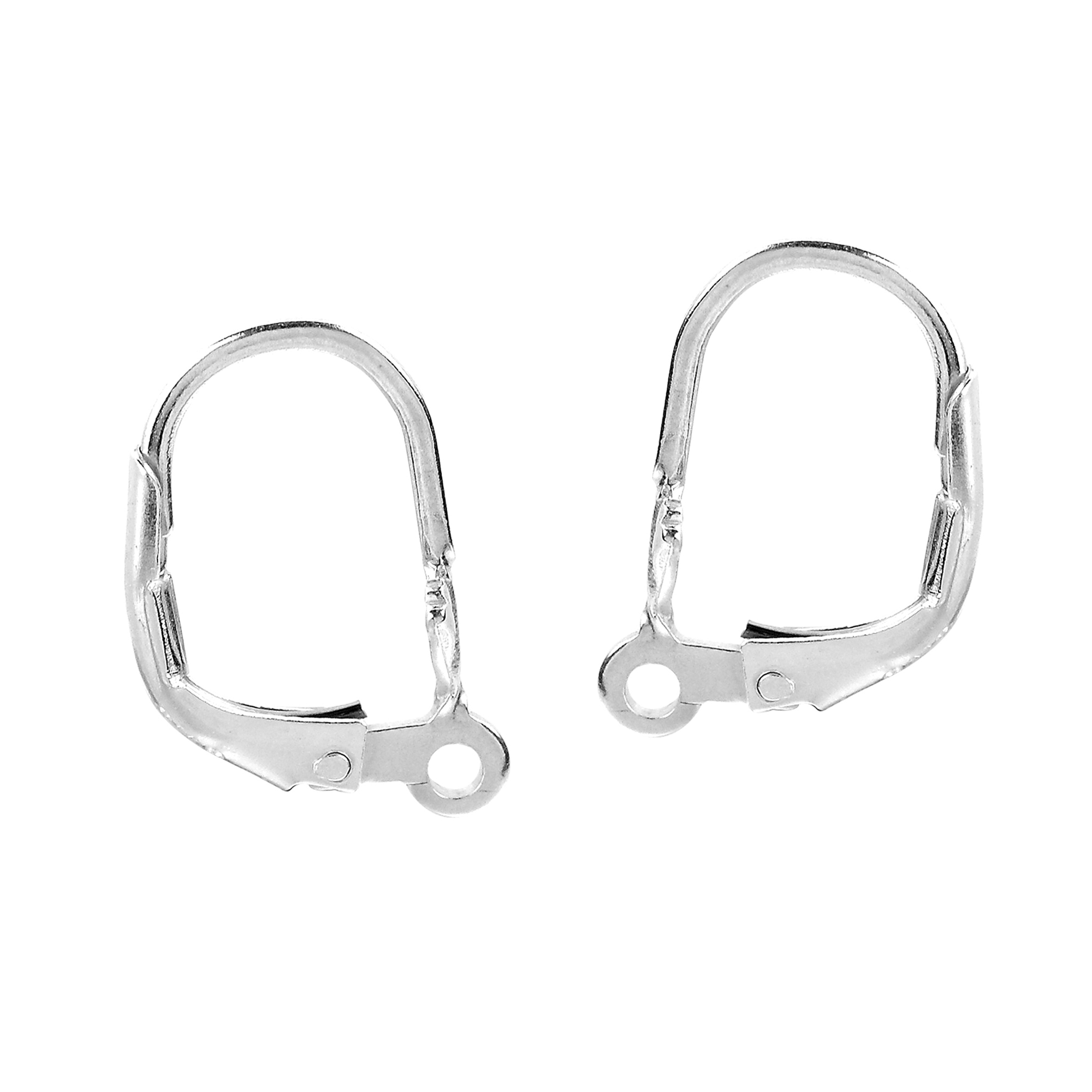 Sterling Silver Lever Back Hook With Clip Lock Earring Diy Finding A Very Unique Interpretation Of The Clic Loop Earring This Piece Uses Cool Lever Backed Hook With Clip Lock Design Handcrafted Creation Comes