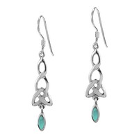 Turquoise necklace - Modern Sterling Silver Band Ring from Thailand
